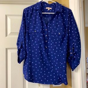 Skies Are Blue work blouse